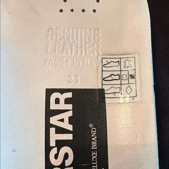 Golden Goose Stitched Red Heart / Star Superstar Size 35 - Picture 6 of 14